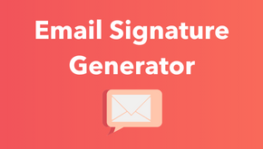 Email Sig Generator